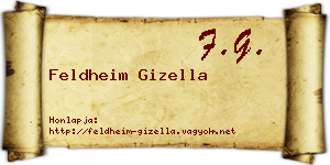 Feldheim Gizella névjegykártya
